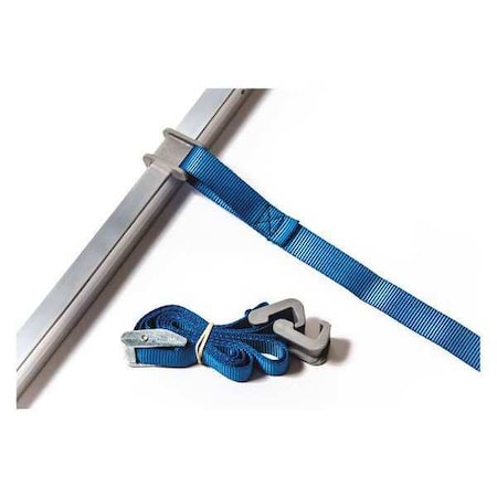 Zoro Select Cargo Strap, Woven Polyester, Blue 930006