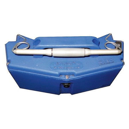Wesco Battery Retainer, Steel, Blue 274104