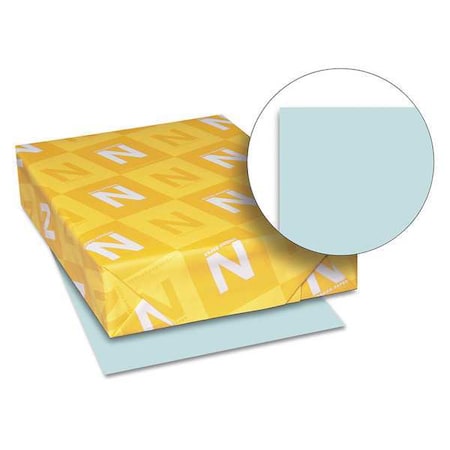 Neenah Paper Cover Stock, 8-1/2 x 11 In, Blue, PK250 WAU82321