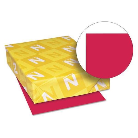 Neenah Paper Multi Paper, 8-1/2 x 11 In, Red, PK500 WAU22551