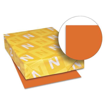 Neenah Paper Multi Paper, 8-1/2 x 11 In, Orange, PK500 WAU22561