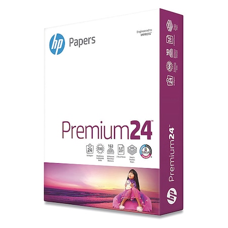 Hp Laser Paper, 8-1/2 x 11 In, Wht, PK500 HEW112400