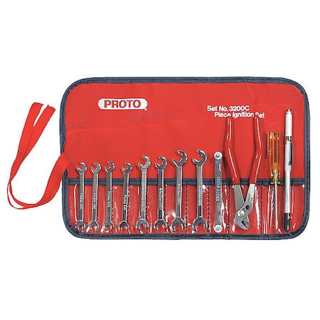 Proto Ignition Wrench Set, 15/60, 13/64-3/8, 12Pc J3200CGSA