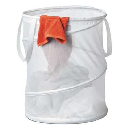 Honey-Can-Do Pop Up Hamper, White HMP-01260