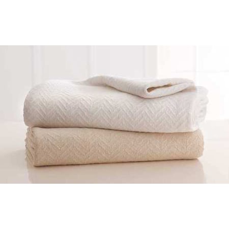 Grand Patrician Blanket, King, White, PK2 1B07328