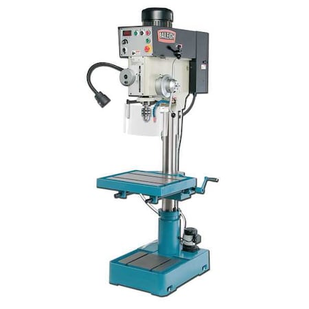 Baileigh Industrial Floor Drill Press, 20-51/64 In., 220V DP-1500VS