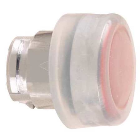 Schneider Electric Push Button Operator, Flush, Momentary Action, Not Applicable Release, Non-Illuminated, Red ZB4BPA4