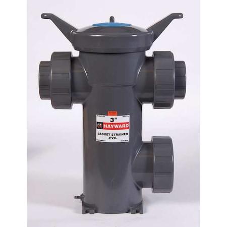Hayward Flow Control Simplex Strainer, 4" Pipe, socket, PVC, 150 psi SB1400SE18