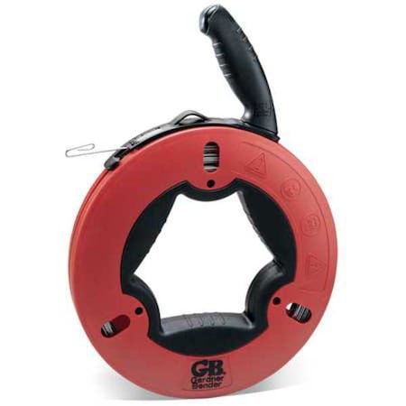Gardner Bender Fish Tape, 1/8 In x 125 ft, Carbon Steel FTS-125R
