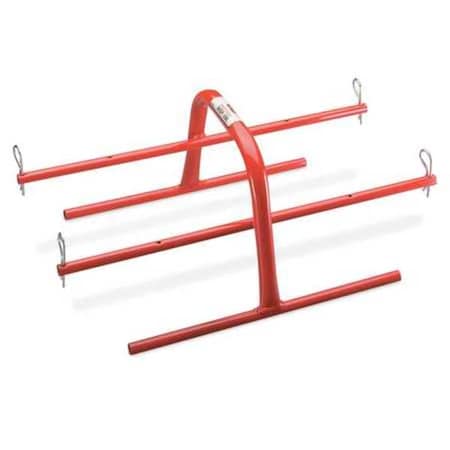 GARDNER BENDER Reel Stand, 4 Spindles, Steel, Red, 13 1/2 in W x 24 in D x 9 1/2 in H WSP-100E