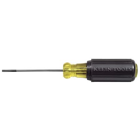 KLEIN TOOLS General Purpose Slotted Screwdriver 1/8 in Round 612-4
