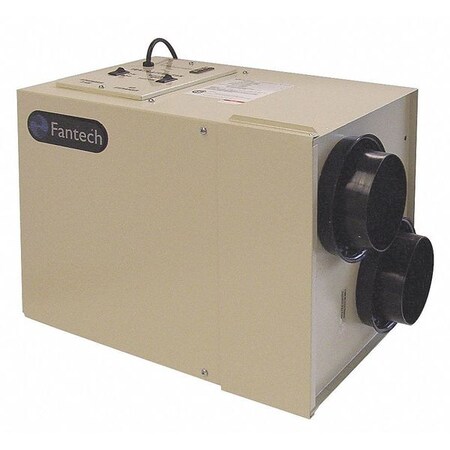 Fantech Air Exchanger, 120V, Single Speed, 87 CFM AEV 1000