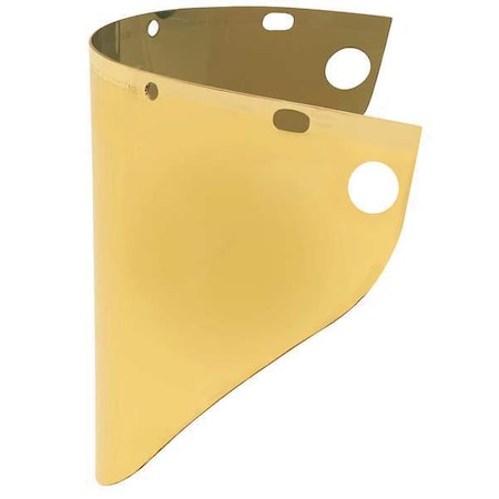 Fibre-Metal By Honeywell Faceshield Window, Gold Visor, Polycarbonate, Uncoated Lens, Gold 4199GDTVGY