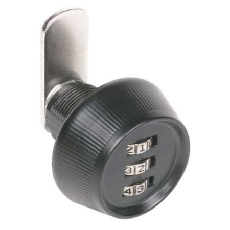 Ccl Combination Knob Keyless Cam Lock, Black 39023