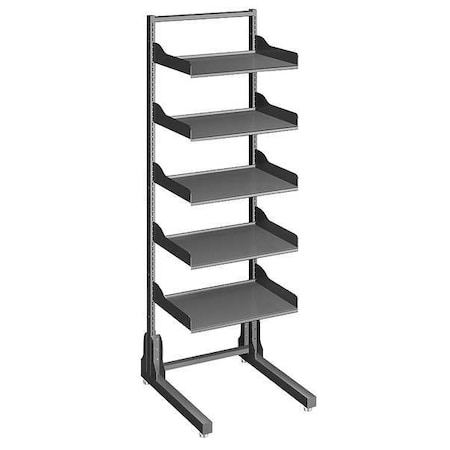 Hergo Open Frame Shelf Rack, 5 Shelf 95-72241-006
