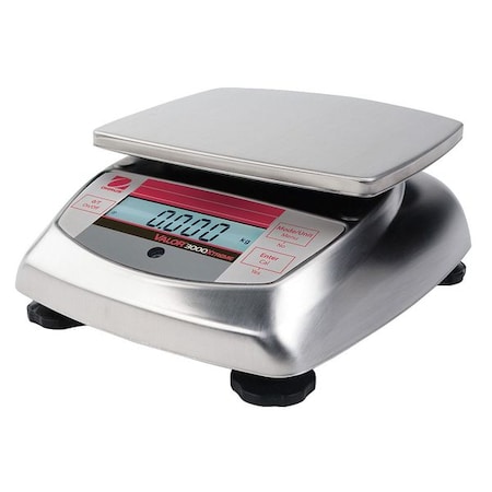 OHAUS Digital Compact Bench Scale 6.6 lb. Capacity 83999992