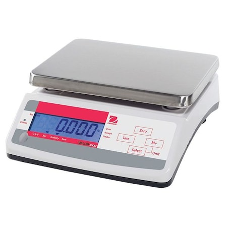 Ohaus Digital Compact Bench Scale 6.6 lb. Capacity V11P3T