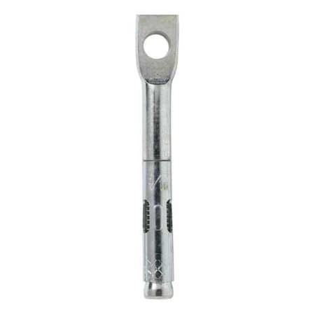 Red Head Trubolt Wedge Anchor, 1/4" Dia., 2-1/8" L, Carbon Steel Zinc Plated, 100 PK TW-1400
