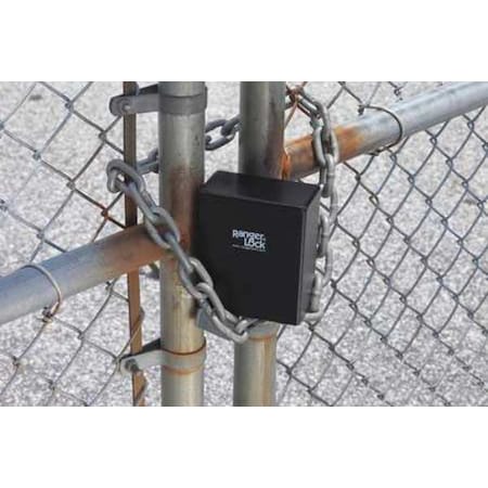 Ranger Lock Padlock Guard, Hardened Steel, Blk, 5-1/4"L RGCS-0L