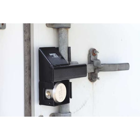 Ranger Lock Padlock Guard, Hardened Steel, Blk, 9"L RDSC-HP