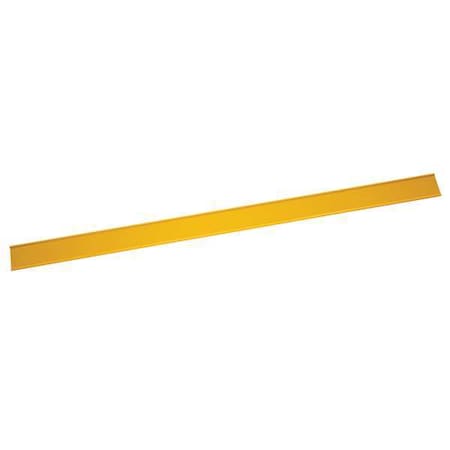 Zoro Select Warning Stake, B-130 Reinforced Polymer, Non-Reflective, 66" Height, Yellow 96921