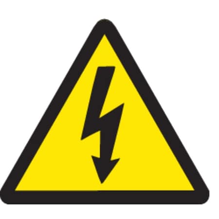 Brady Warning Label, 4 In. H, 4 In. W, PK10 60213