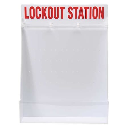 Brady Lockout Station, Unfilled, 19-1/2 In W 50994