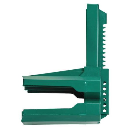 Brady Ball Valve Lockout, Fits Pipe Sz 2 to 8 BS08A-GN