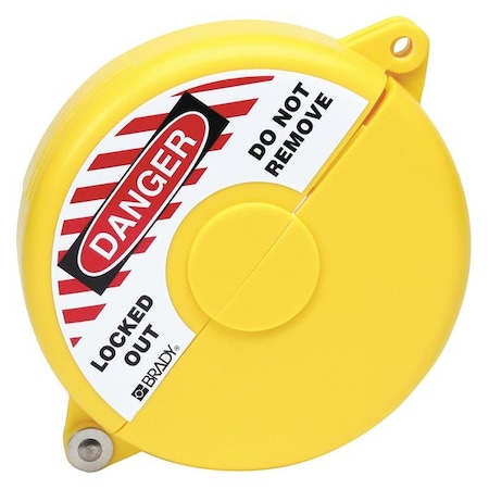 Brady Gate Valve Lockout, Fits Sz 2-1/2 to 5 65591
