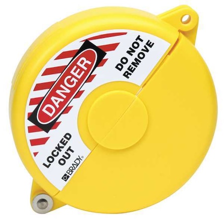 Brady Gate Valve Lockout, Fits Sz 5 to 6-1/2 65592