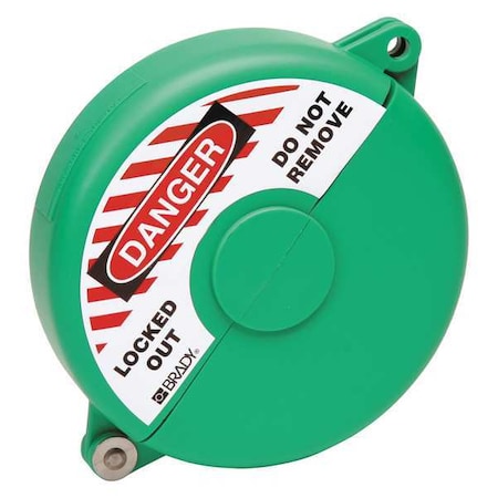 Brady Gate Valve Lockout, Fits Sz 5 to 6-1/2 65597