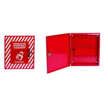 Brady Lockout Cabinet, Unfilled, 15-1/2 In H LR018E