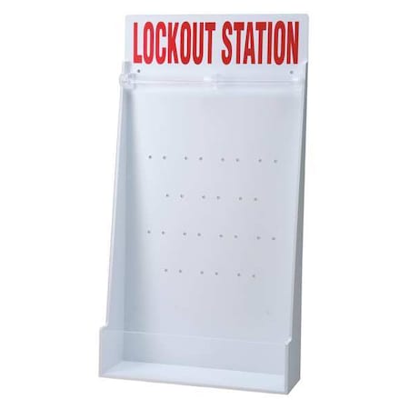 Brady Lockout Station, Unfilled, 18 In H 50997