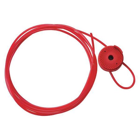 Brady Lockout Cable, 8 ft. L 50932