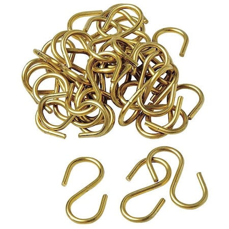 Brady S Hook, Brass, PK100 23304