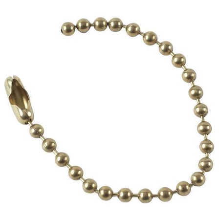 Brady Beaded Chain, 4-1/2 In, PK100 23306