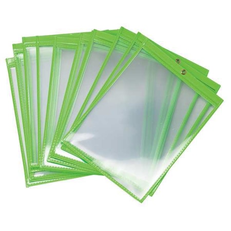 Brady Shop Envelope, Green, 12" H, PK25 56945