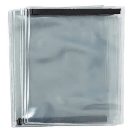 Brady Mag Backed Env, 11.5 x 9 in., Clear, PK10 50962