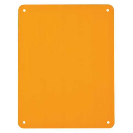 Brady Blank Sign, 10-1/4" W, 7-5/8" H, No Text, Plastic, Yellow 13625