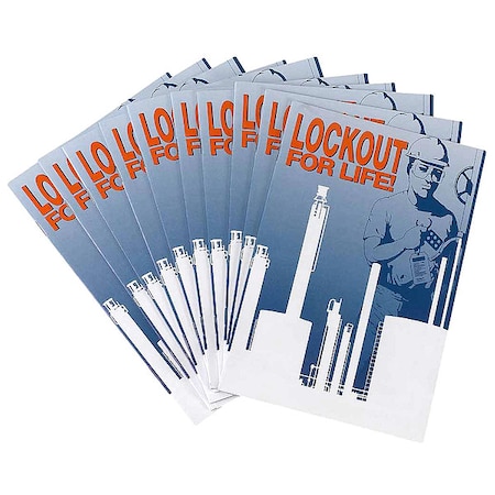 Brady Lockout Booklet, English, PK10 65555