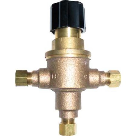 Leonard Valve Mixing Valve, Brass, 0.5 to 4.5 gpm 170-LF