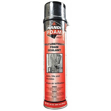 Handi-Foam Spray Foam Sealant, 24 oz, Cream, 12 PK P30107G