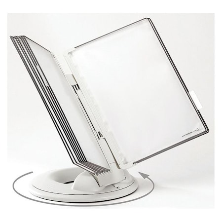 Tarifold Orbital Desk Ref Disposal, 10 Pockets, Gry R281