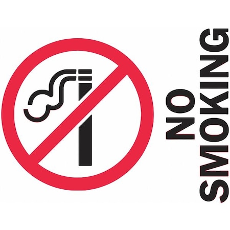 TARIFOLD Sign Inserts, No Smoking, PK6 P1949NP