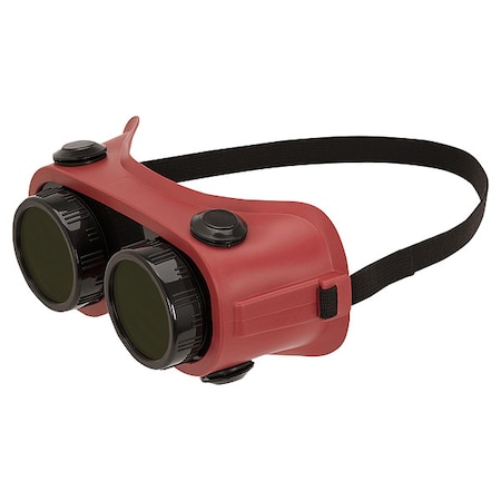 Jackson Safety Welding Safety Goggles, Shade 5.0 IR Lens, Uncoated, Indirect Vented, 15993 15993