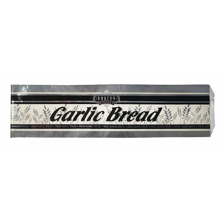 Value Brand Foil Printed Garlic Bread Bags, 5 1/4 x 3 x 20", PK500 E-7131