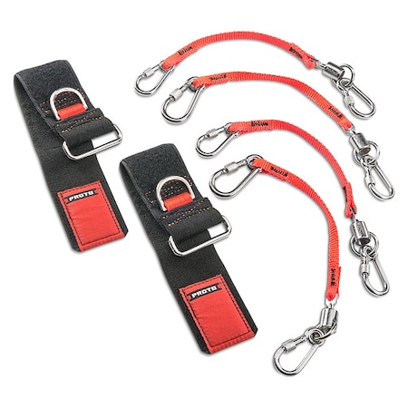 Proto Tool Wrist Strap Lanyard Kit, PK4 JDR4
