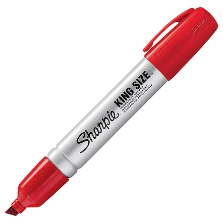 Sharpie Industrial Marker, Medium Tip, Red Color Family, Ink, 12 PK 15002