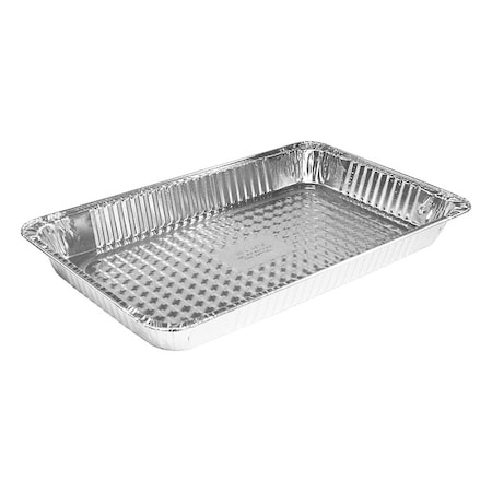 Handi-Foil Of America Aluminum Steam Table Pans, Full-Size Deep, 65 Gauge, 2.19" Deep, 12.75 x 20.75, PK50 402070