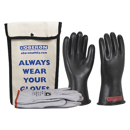 Oberon Rubber Electrical Glove Kits GLVKT-BRC0-1108
